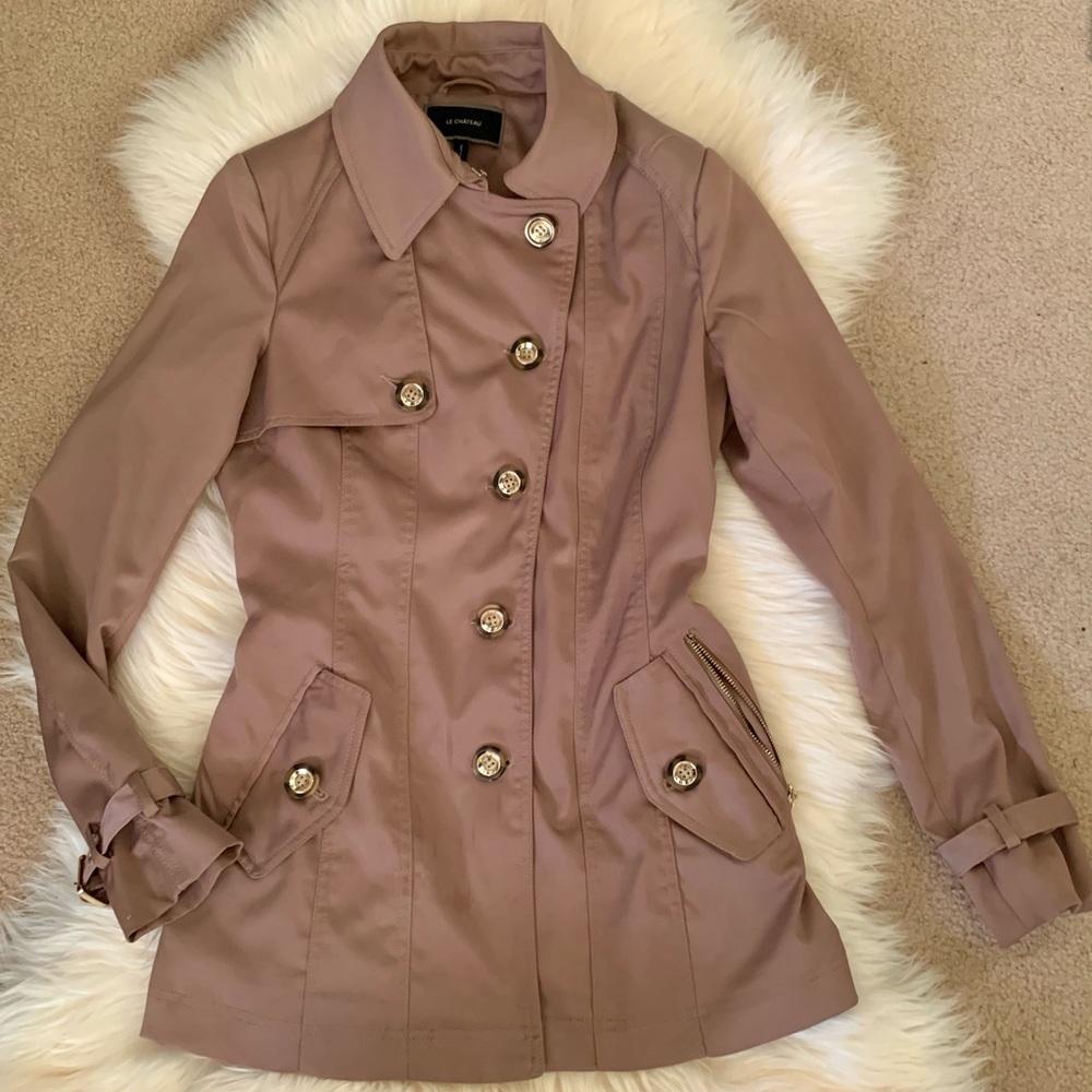 Le Château trench jacket size xs